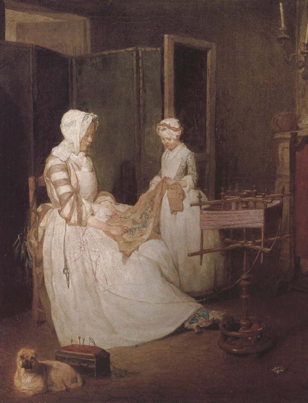 Jean Baptiste Simeon Chardin Hard-working mother Germany oil painting art